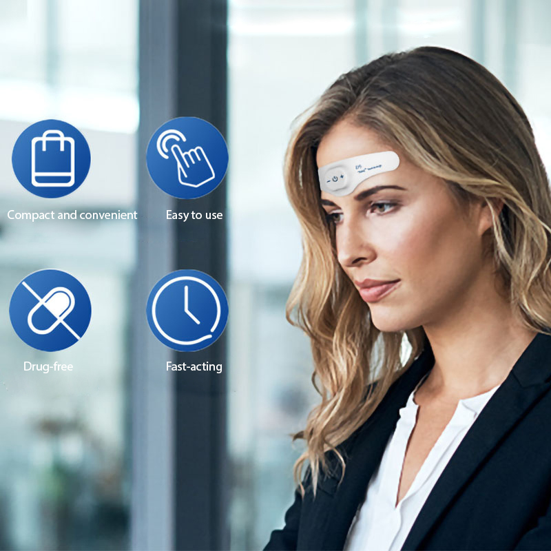 Intelligent Sleep Device Head-Worn Sleep Aid with Low-Frequency Pulse Therapy to Assist Sleep and Help Relieve Insomnia