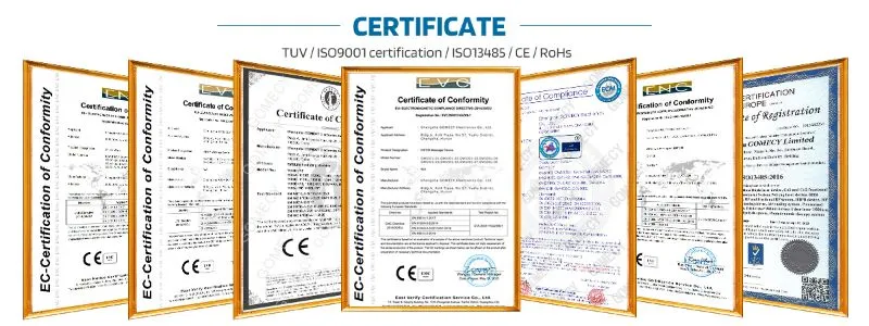 Certifications