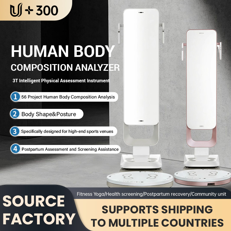 Professional Sports Center 8-Electrode Body Fat Scale Bioelectrical Impedance Technology Body Composition Analyzer