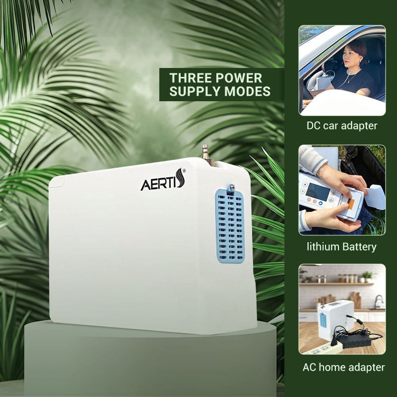 Aerti Pulse Portable Battery Oxygen Concentrator 1L Outdoor Therapy Mini Oxygen Device