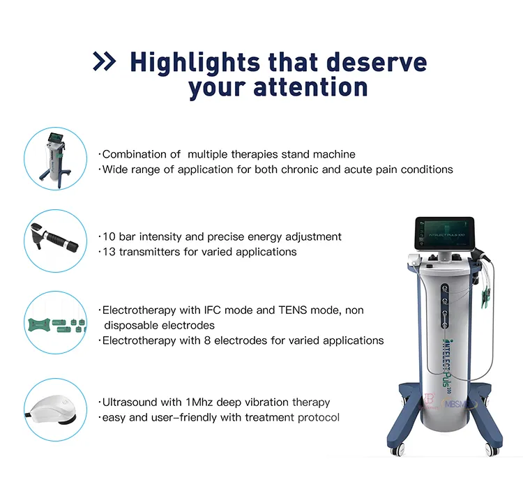 3 in 1 Shockwave Ultrasound Machine