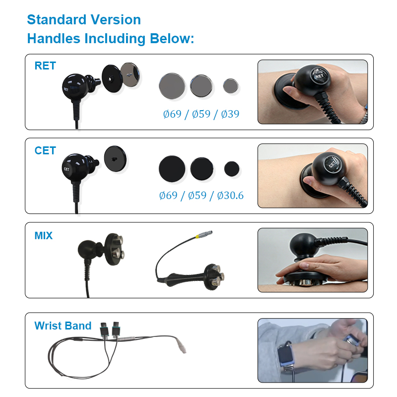 Professional Cet Ret Tecar Therapy Physiotherapy Device for Body Pain Relief
