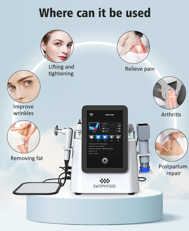 Focus Shock Wave System Physiotherapy 448K Pain Relief Pneumatic Body Rehabilitation Shockwave Therapy