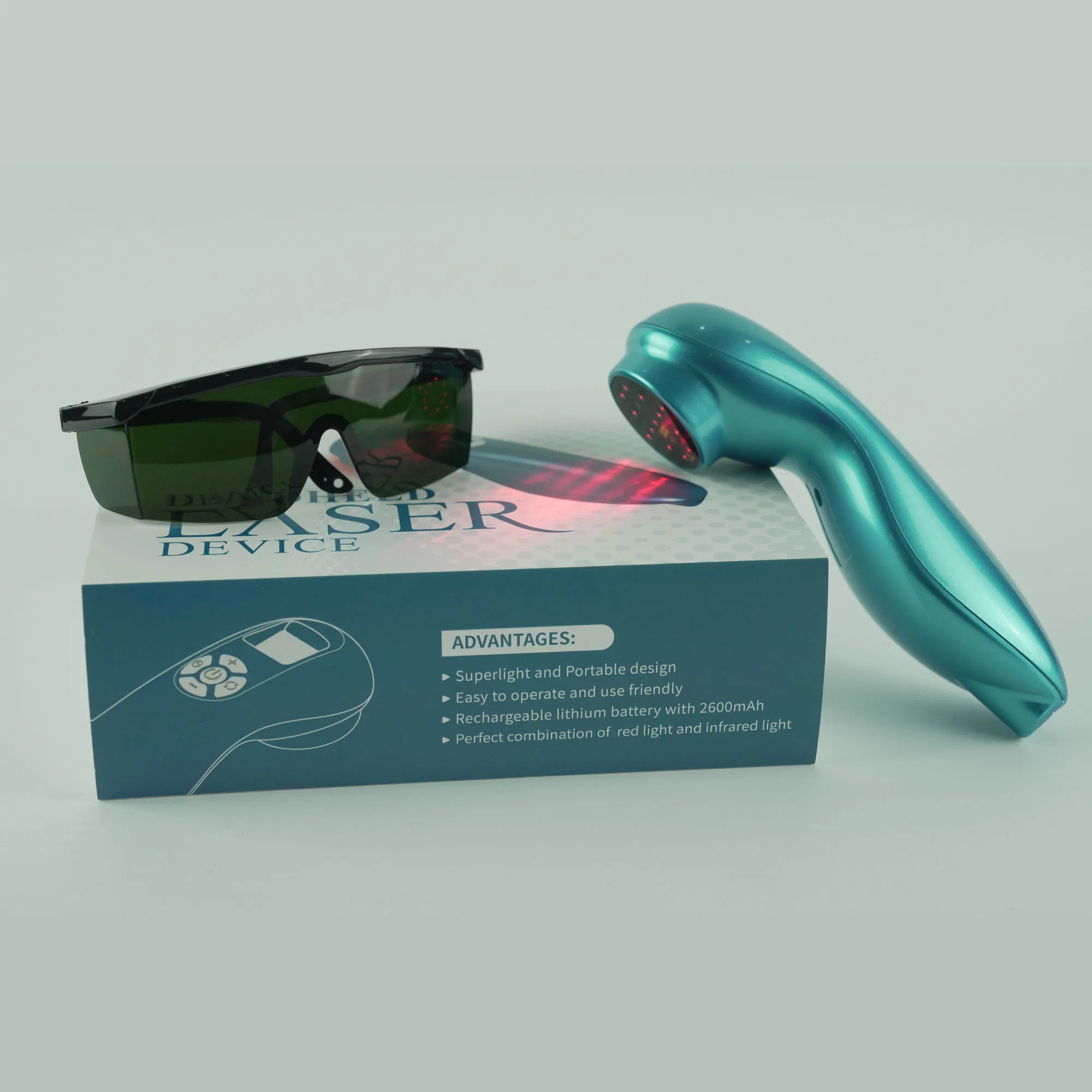 Handheld Portable Red Light Therapy Device with Pulse Setting Multifunctional Light Therapy Device for Humans and Animals