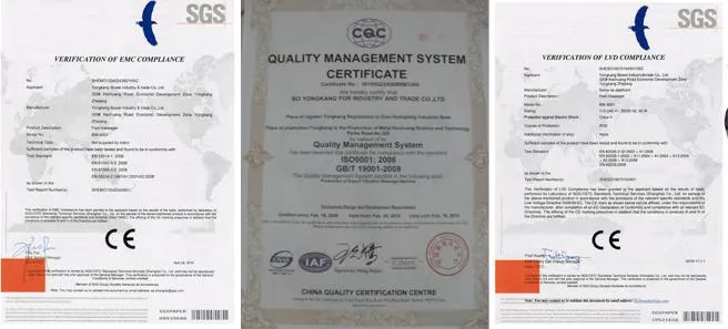 Certifications