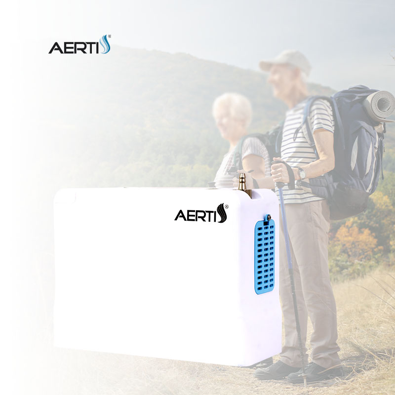 Aerti Pulse Portable Battery Oxygen Concentrator 1L Outdoor Therapy Mini Oxygen Device