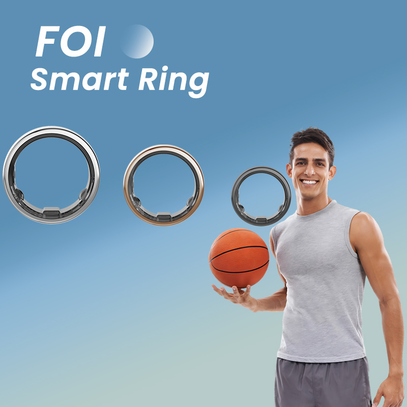 Wearable Ios Smart Connected Ring Health Sleep Tracker with Heart Rate Sensor