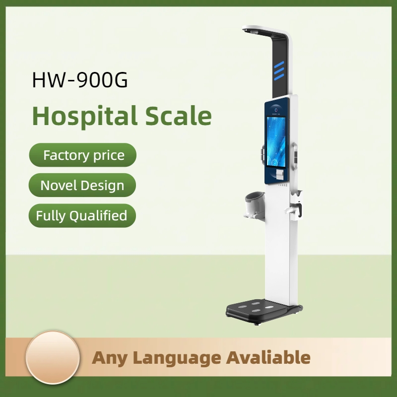 Professional 8 Electrodes Body Composition Analyzer with Height and Weight Measurement