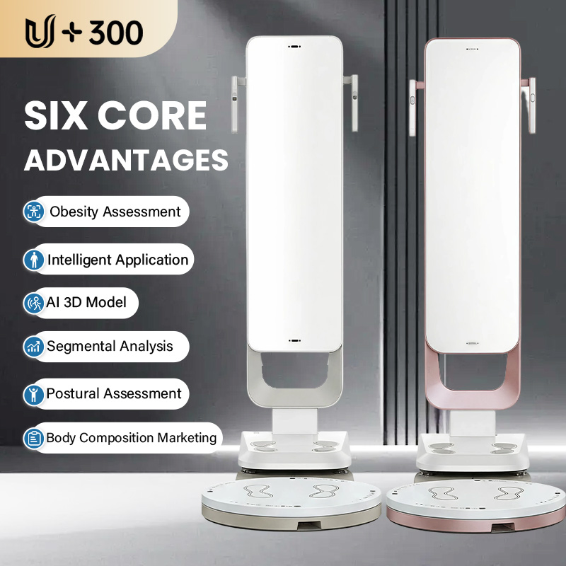 Professional Sports Center 8-Electrode Body Fat Scale Bioelectrical Impedance Technology Body Composition Analyzer