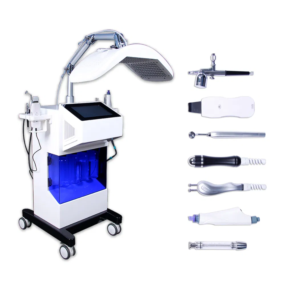 Beauty Salon Facial Equipment 8 in 1 Skin Care Oxygen Therapy Machine