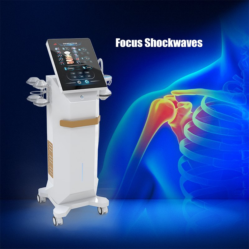 Newest Model 10bar Shockwave Therapy Machine Combo Physiotherapy Ultrasound with Electrotherapy Pain Relief Instrument