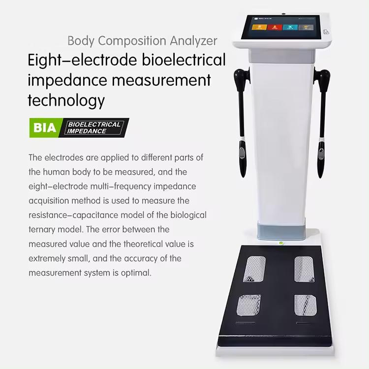 Full Body Composition Analysis Professional Bioimpedance Analyzer with Eight Electrodes