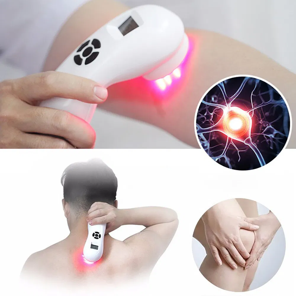 Suyzeko 650nm 808nm Body Pain Relief Handheld Low Level Laser Therapy Device