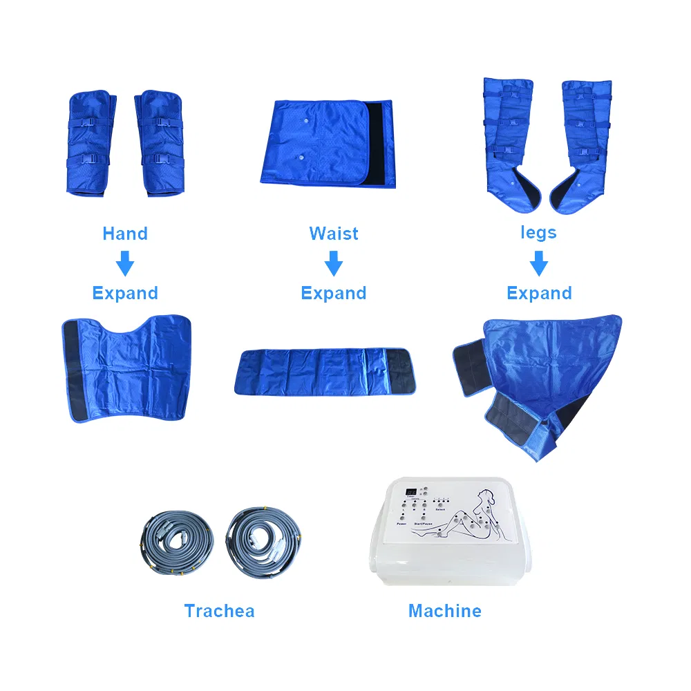 Healthcare Product CE 16 Chamber Air Compression Lymphatic Drainage Device for Pressotherapy