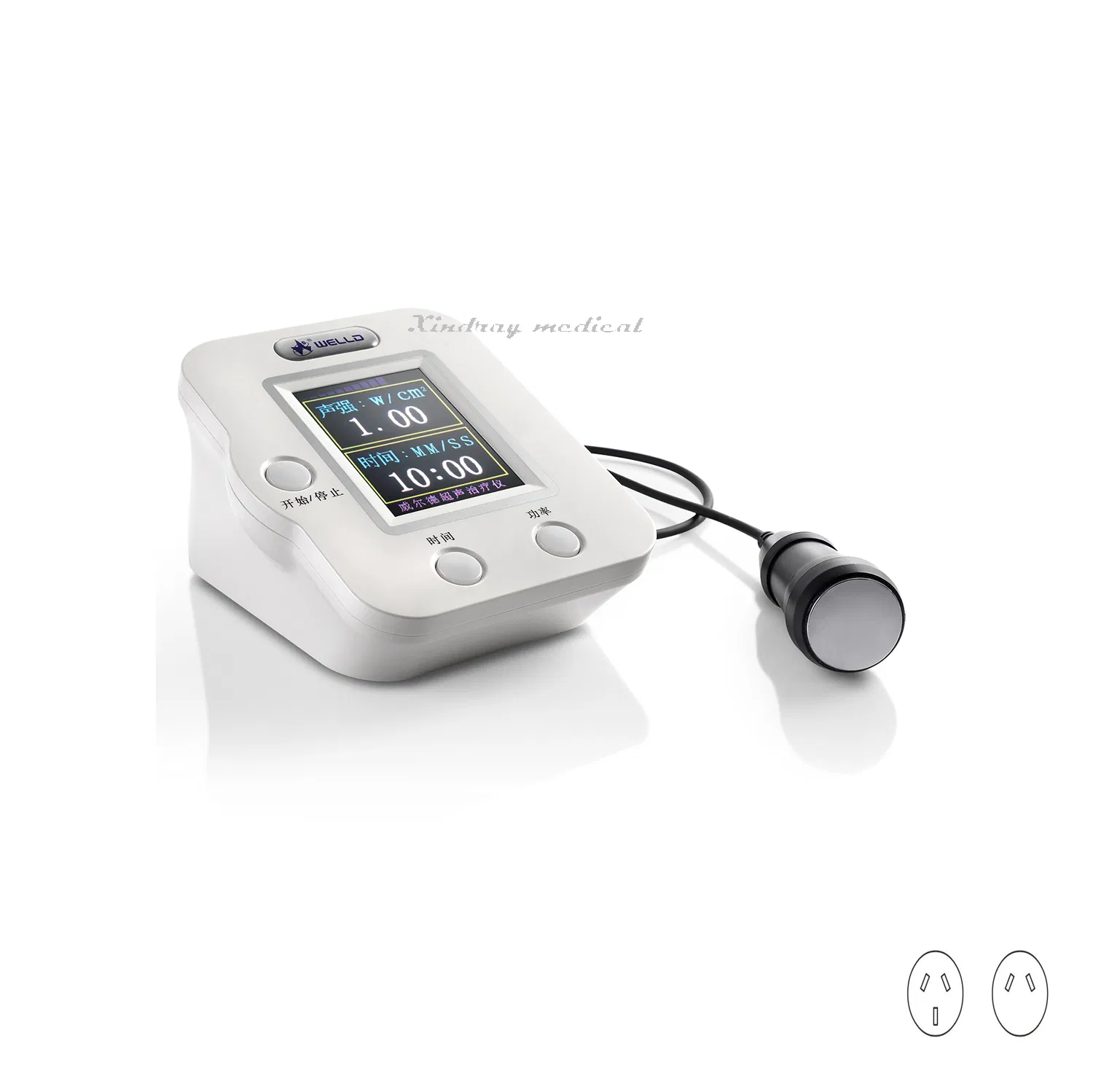 Xrut100 Portable Full Digital Ultrasonic Therapy Machine