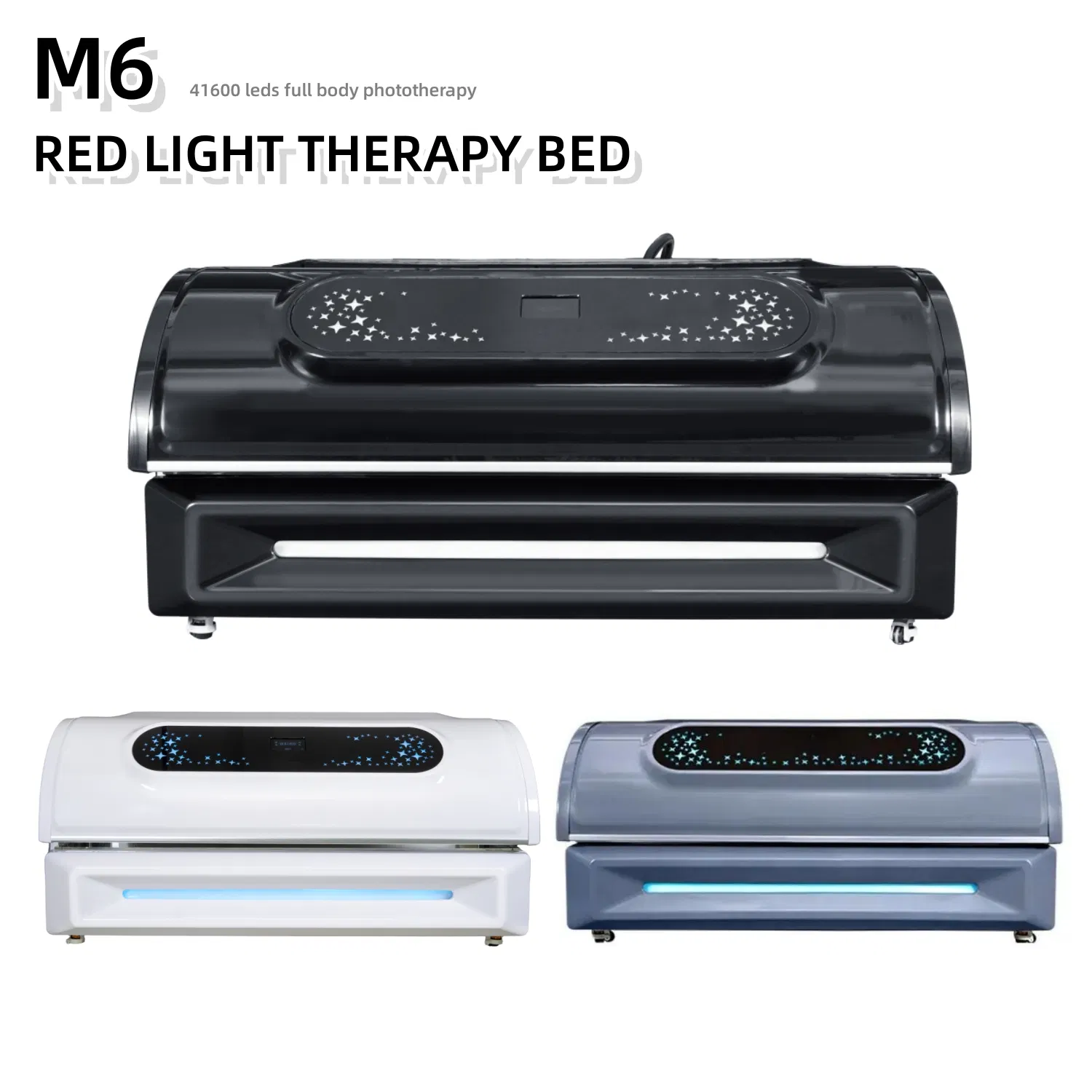 Wireless Control 41600LEDs Adjustable Pulse LED Infrared Red Light Therapy Bed Device