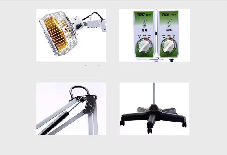 Tdp Far Infrared Heat Lamp Therapy Device for Home Use- Relief for Knee, Back, Shoulder &amp; Leg Pain with Electromagnetic Wave Technology