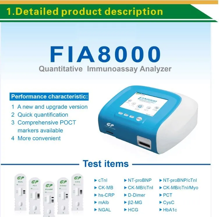 FIA-8000 Immunoassay System Main View