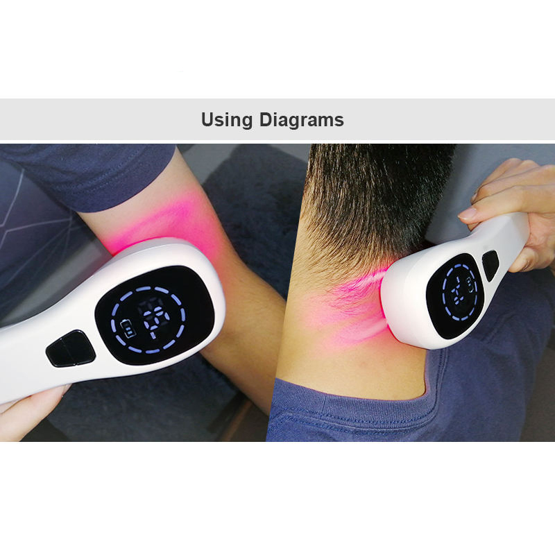Portable Physical Treatment Lllt Low-Level Infrared Light Cold Laser Therapy Device for Relieve Neck Back Arthritis Pain