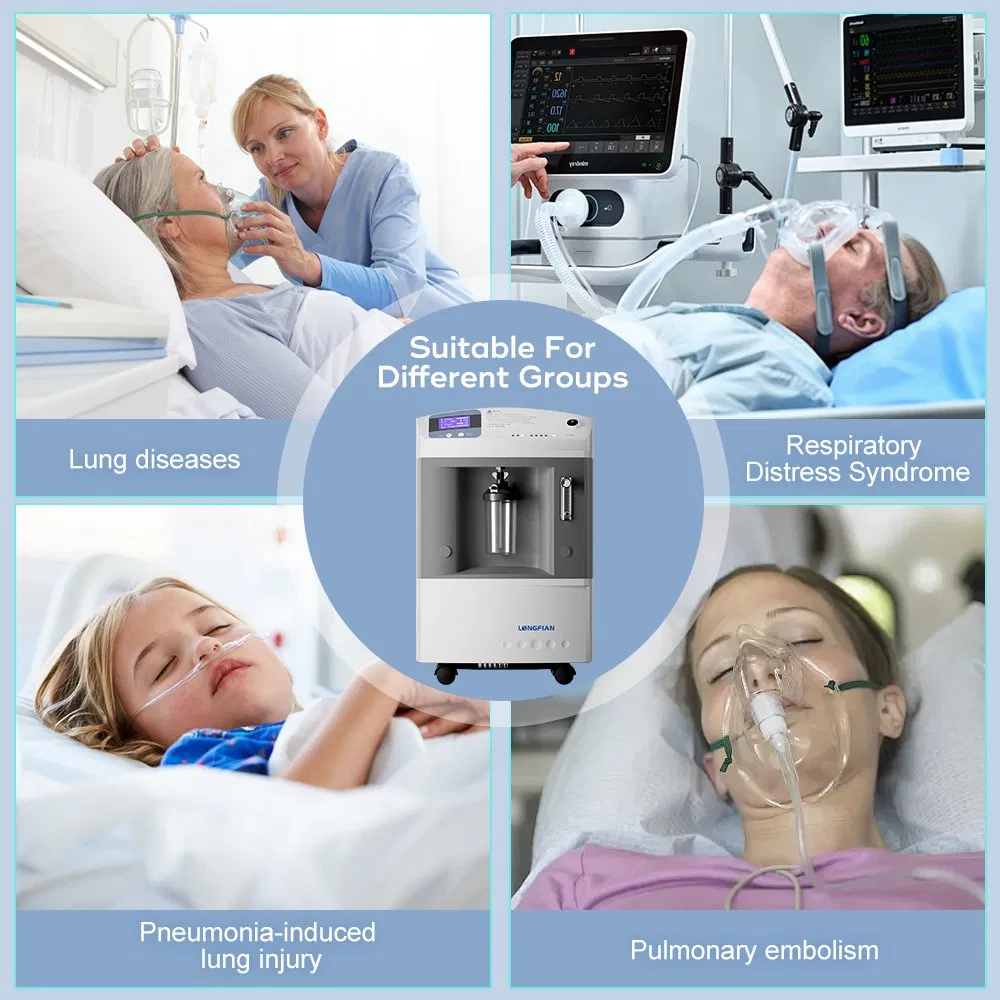 10 Liters Medical Grade Oxygen-Concentrator Factory Price Health Physical Therapy Equipments