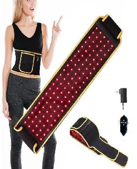 Physiotherapy Massing Belt Red Infrared Light Therapy Device at Home with Timming, Pulse, Massaging and Phototherapy Mode