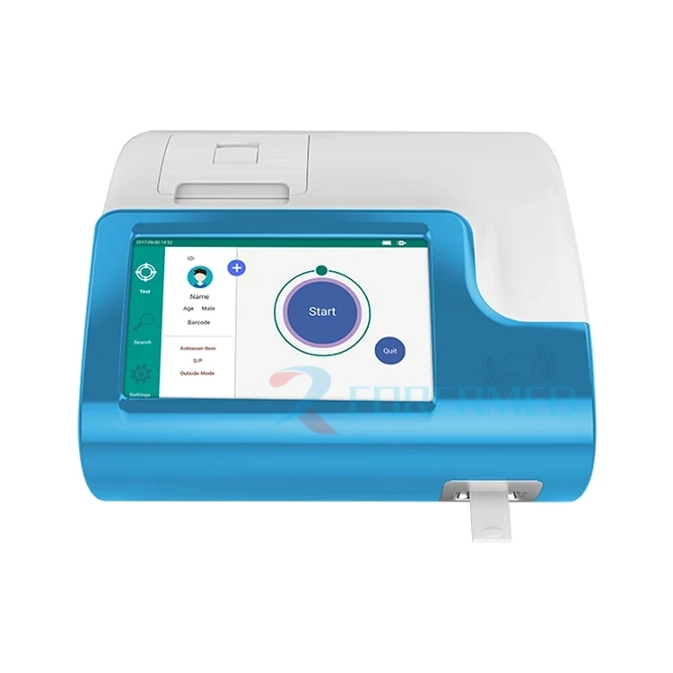 Clinic Laboratory Poct Immunoassay Analyzer, Hormones Portable Dry Fluorescence Immunoassay Analyzer