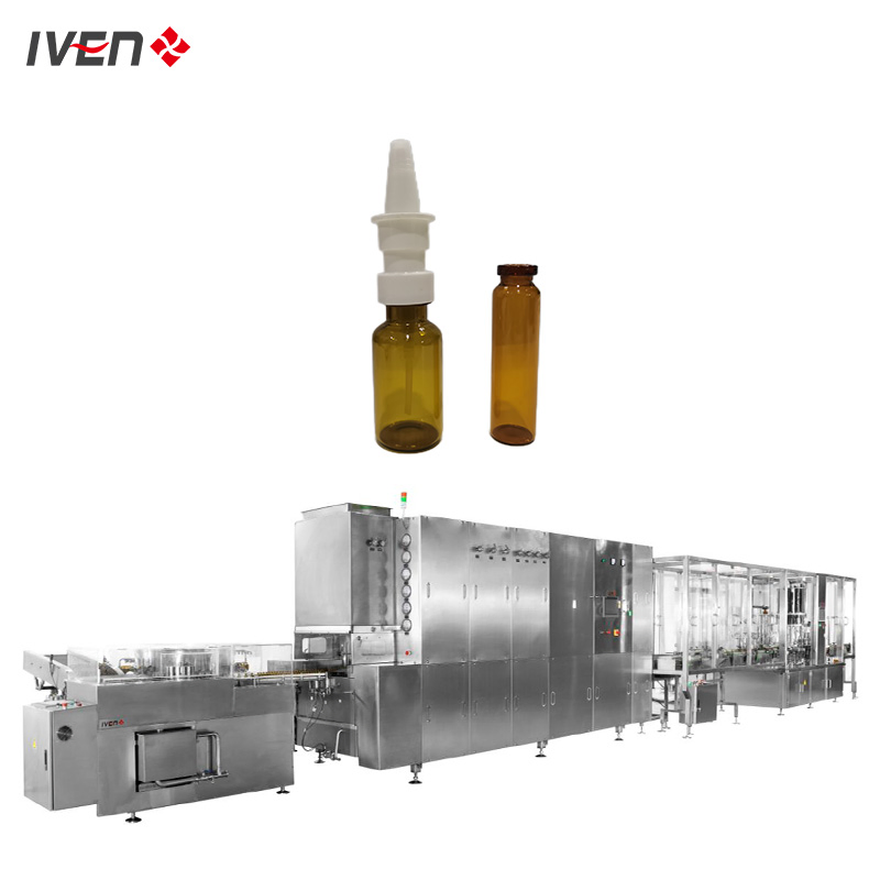 Programmable Multi-Headed Nasal Mist Bottle Filling and Capping System/Spray Liquid Filling Capping System with Factory Price