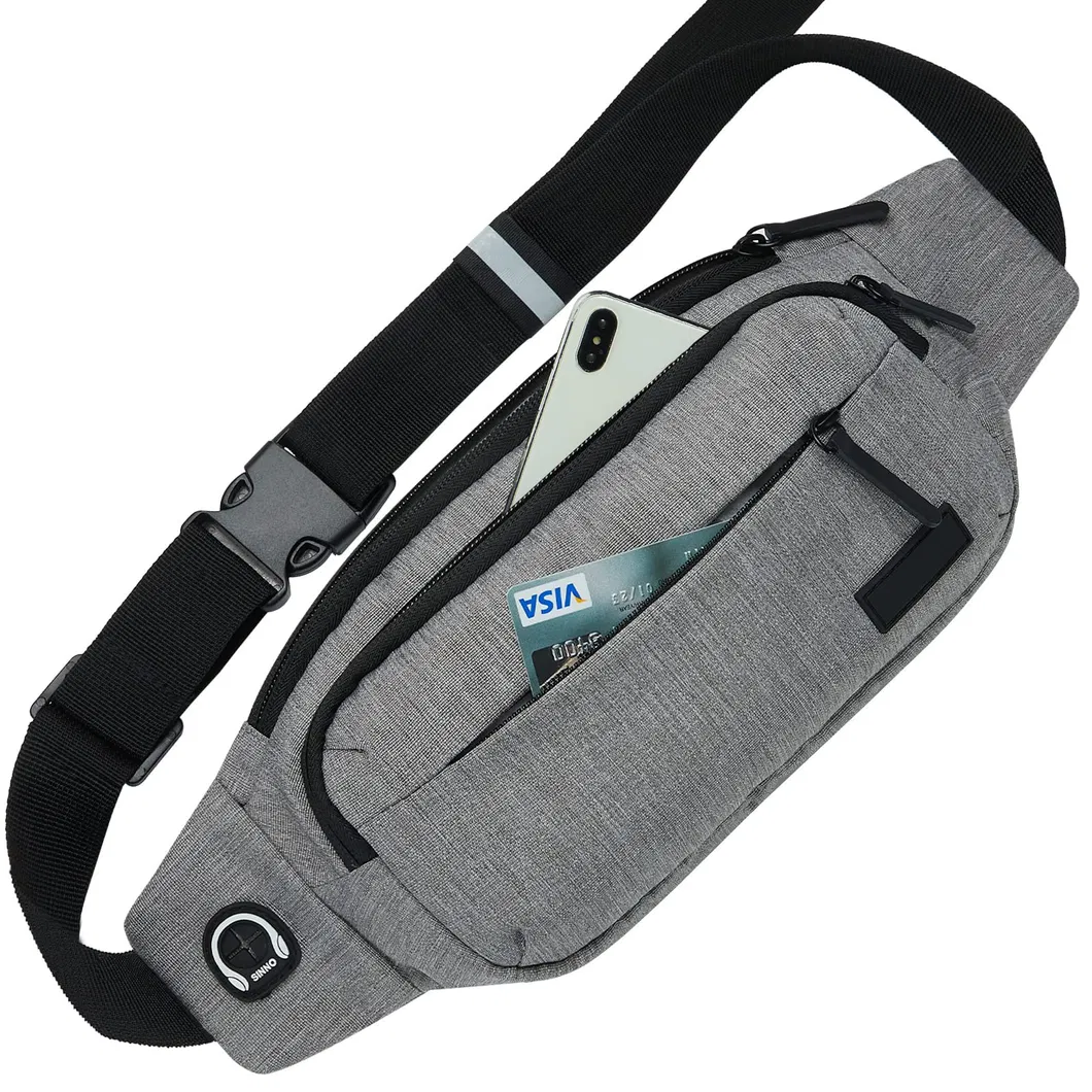 Bolso de cintura deportivo para hacer ejercicio, senderismo, viaje, bandolera, bolso de pecho, caminatas