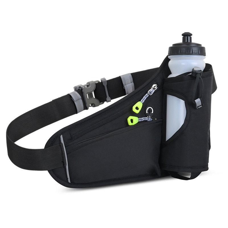 Mochilas deportivas de color sólido con soporte para botella de agua