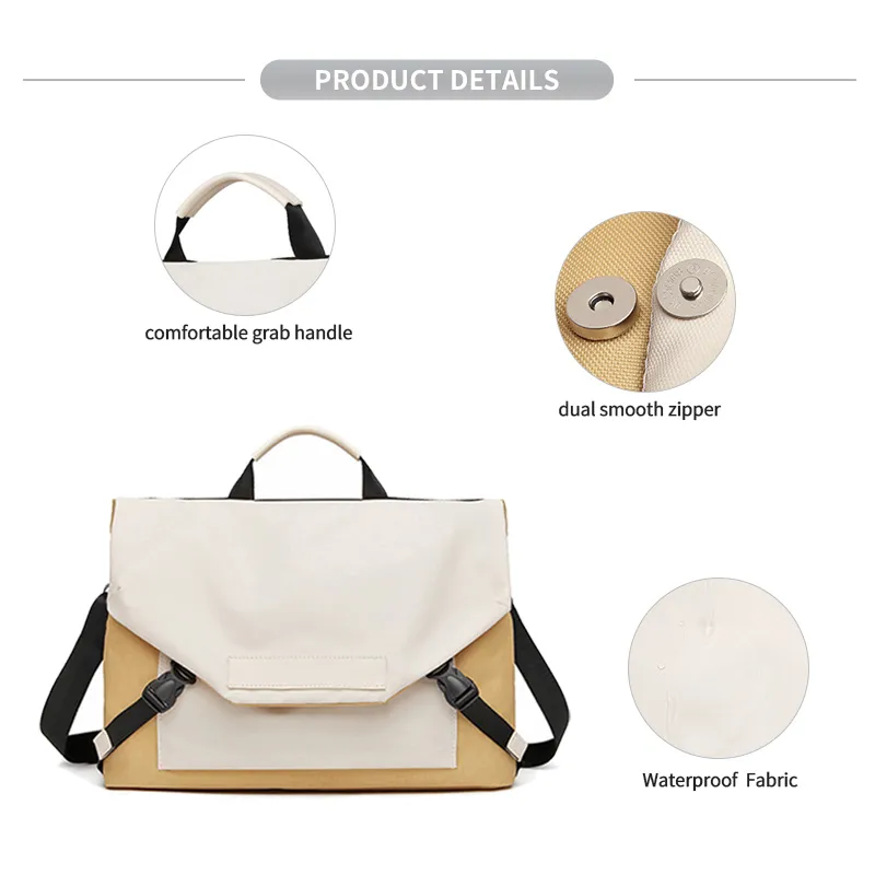 Nuevo Diseño Personalizado Viaje Hombre Bandolera Maletín Impermeable Deporte Bolsa Para Laptop