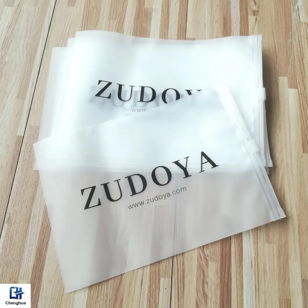Bolsas de plástico transparentes con cierre resellable personalizadas para ropa