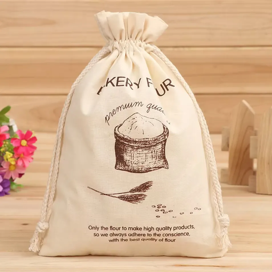 Bolsa de almacenamiento de regalo personalizada de lujo de satén de seda