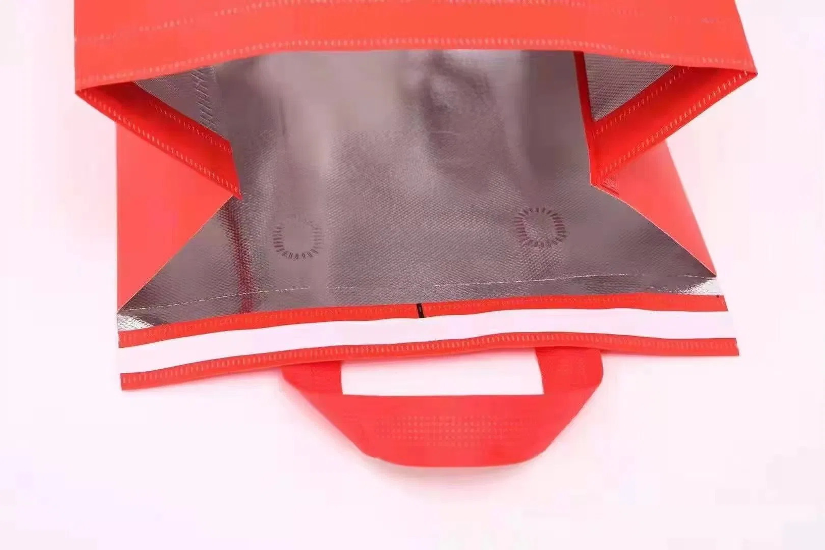 Bolsa de aislamiento térmico no tejido personalizada de fábrica con cremallera