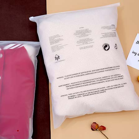 Bolsa de embalaje de bikini de plástico con cierre hermético, empaquetado de ropa de CPE mate