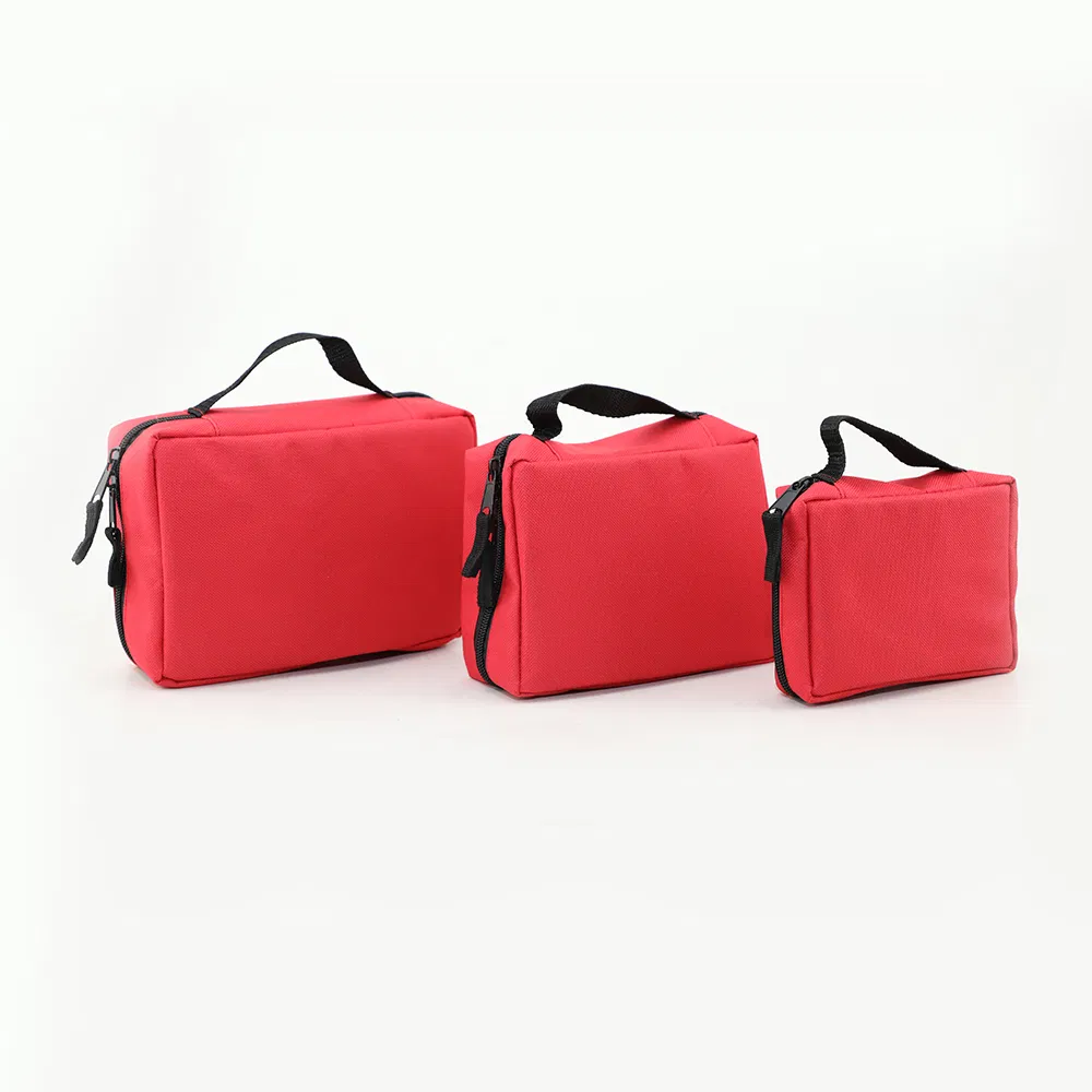 Kit de Emergencia Kit de Primeros Auxilios Bolsa Roja Pequeña para Hogar Viaje