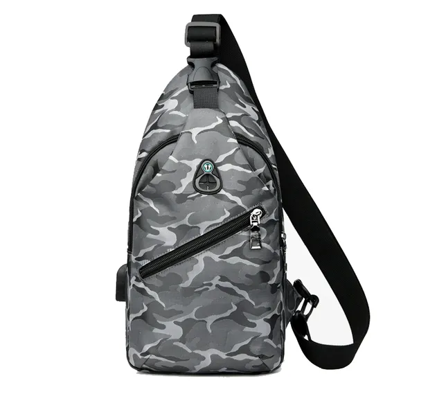 Tendencia de camuflaje, riñonera casual para hombres