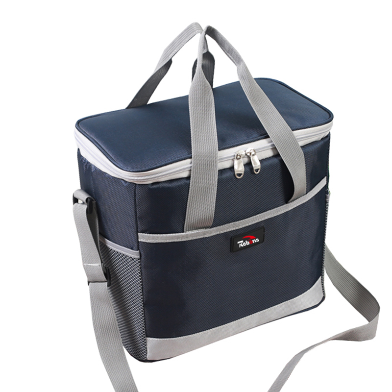 Bolsa de almuerzo térmica aislada suave y a prueba de agua personalizada para entrega de alimentos, camping, picnic, vino, cerveza, hielo y bolsa enfriadora congelada