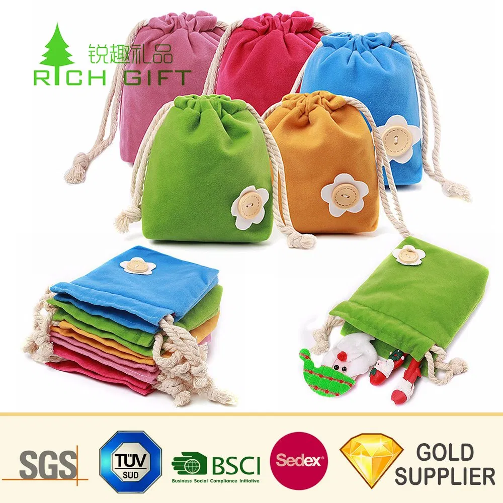 Bolsa de terciopelo personalizada 4