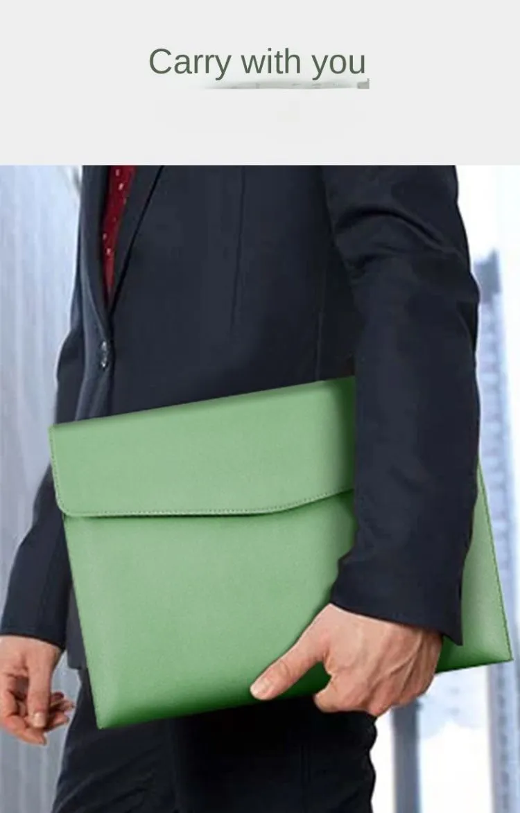 Carpeta de Negocios de Cuero PU Personalizada con Logo Corporativo A4