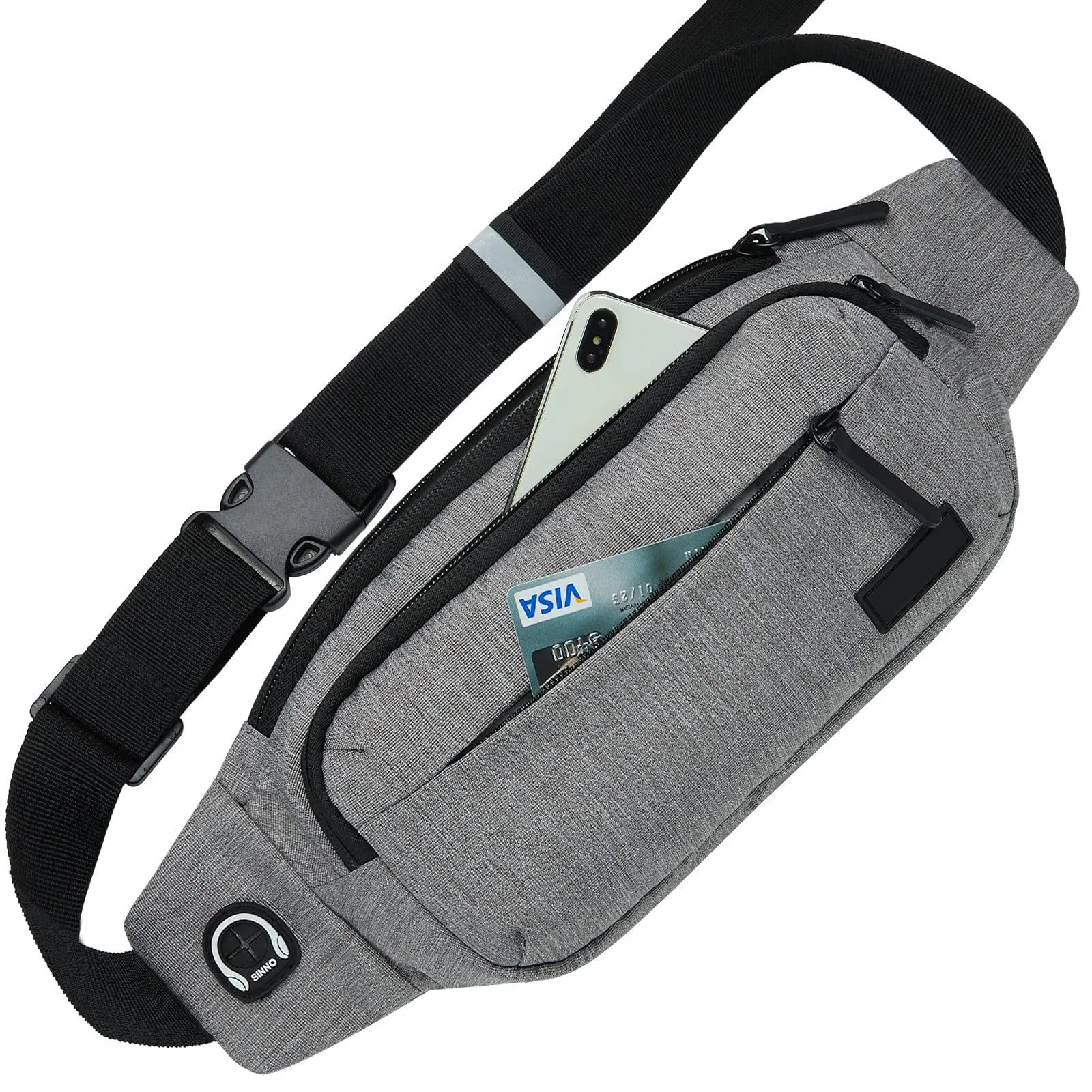 Bolso de cintura deportivo para hacer ejercicio, senderismo, viaje, bandolera, bolso de pecho, caminatas