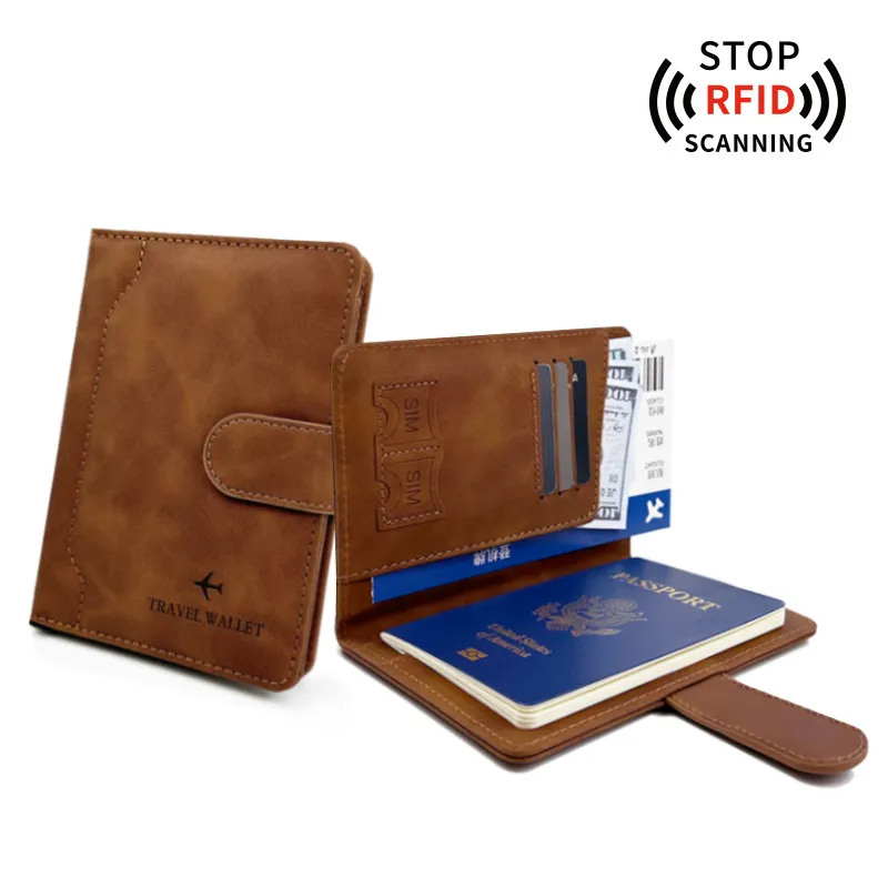 Billetera de viaje con estuche para tarjetas