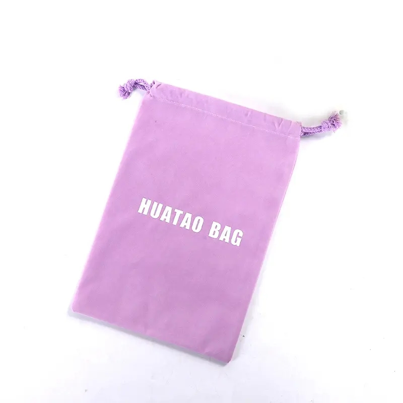 Bolsa de joyería pequeña impresa con logo, bolsa de satén con cordón, bolsa de seda para pelucas, sujetadores, lencería, cosméticos, zapatos