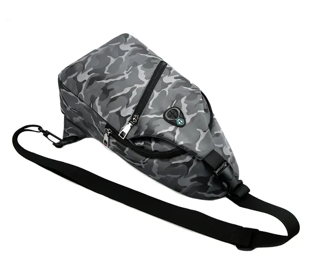 Tendencia de camuflaje, riñonera casual para hombres
