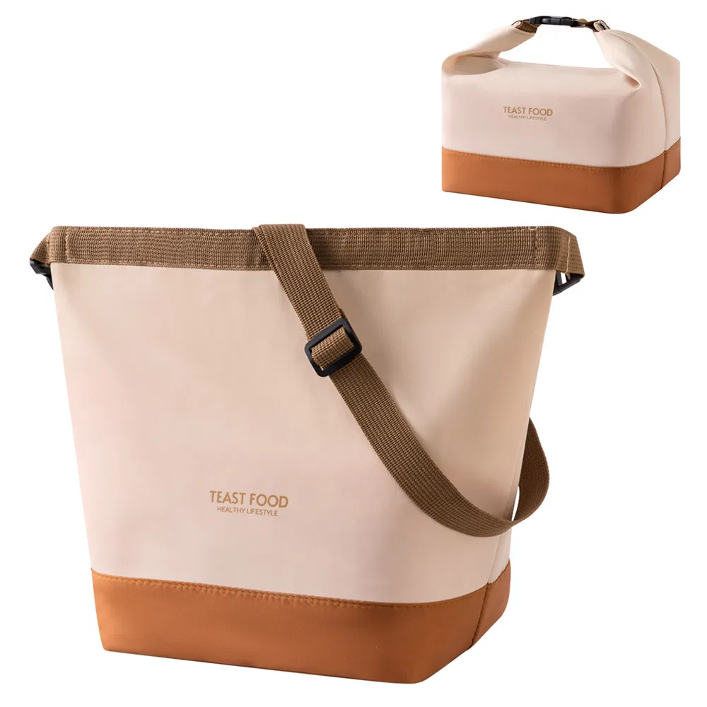 Bolsa de almuerzo térmica personalizada para exteriores con correas de hombro ajustables
