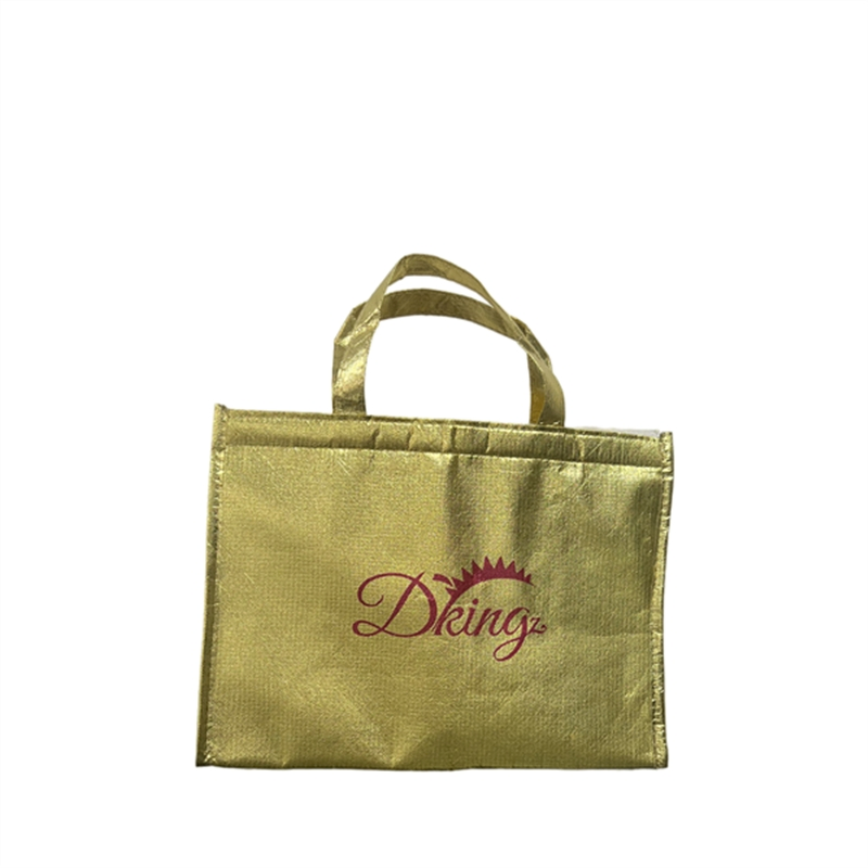 Bolsa de transporte reutilizable impermeable de material no tejido de PP para comida y almuerzo con asa para durian, bolsa térmica aislante