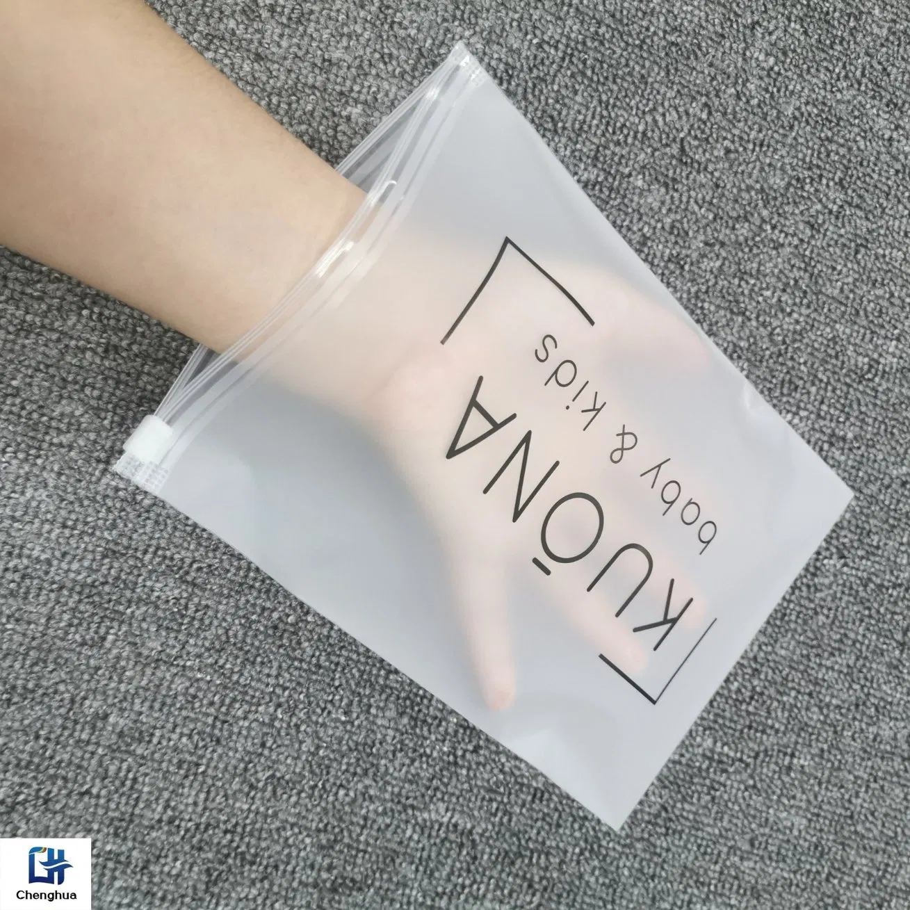 Bolsas de plástico transparentes con cierre resellable personalizadas para ropa, empaques de PVC, bolsas con cremallera mate, logo impreso