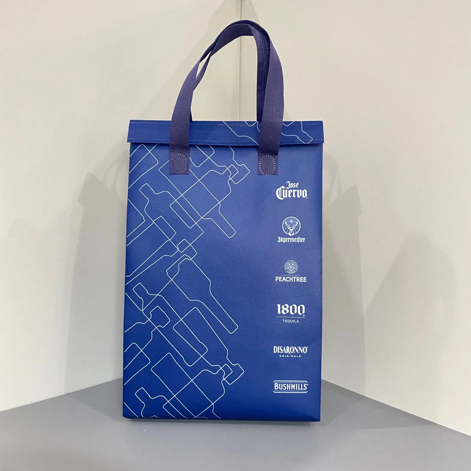 Bolsa térmica de entrega de comida para llevar de no tejido de PP