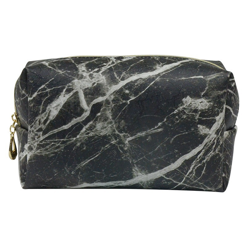 Estuche de maquillaje mini clásico personalizado de cuero PU