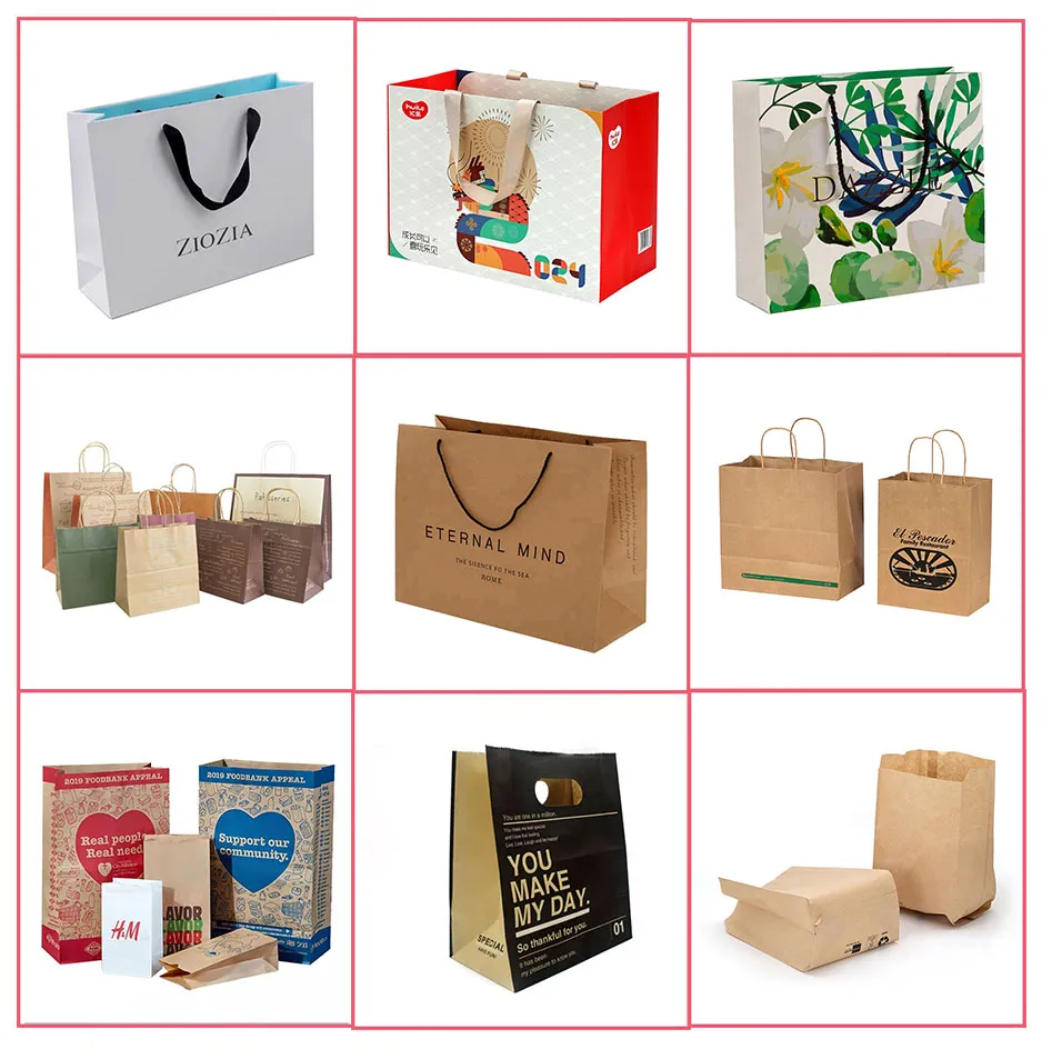 Estructura de bolsa de papel