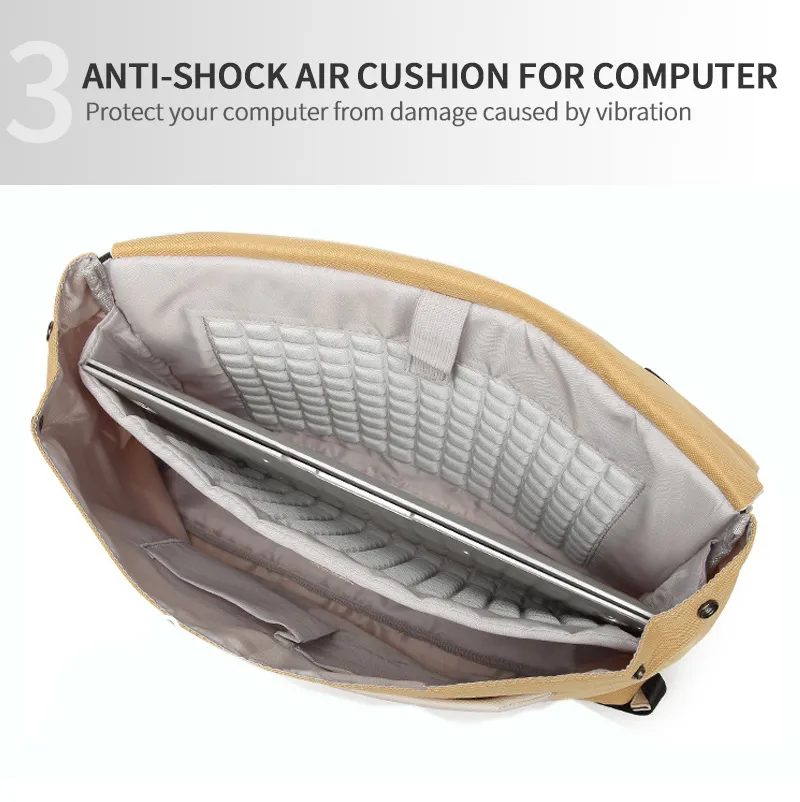 Nuevo Diseño Personalizado Viaje Hombre Bandolera Maletín Impermeable Deporte Bolsa Para Laptop